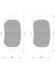 Bosch Brake Pad Front Set For Toyota Camry Vcv10,Vdv10,Mcv20