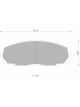 Bosch Brake Pad Front Set For Toyota Hiace & Commuter Bus
