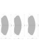 Bosch Brake Pad Front Set For Mazda BT50 Ranger PJ Pk Courier Raider
