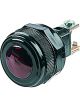 Hella Pilot Lamp Red (Black Rim) Suit 17.5mm Opening