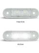 Autolamps 2 LED F/End O/L Marker Lamp 12/24V 2 Leds 3mm Low Profile