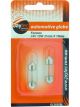 Jaylec Pack 2 Festoon Globe 12V 10W Sv8.5 Base 31mm X 10.5mm Blister