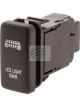 Jaylec Switch Push Button On Off Oe Rpl 12V Light Bar Blue Illum