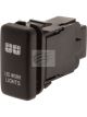 Jaylec Switch Push Button On Off Oe Rpl 12V Work Light Amber Illum