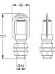 Jaylec 2 Pole Screw Beacon Mount For Beacons [ref Narva 8007SCR]