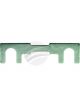 Jaylec Pack 1 Metal Fuse Strip 100Amp 36 Volt 41mm X 11mm