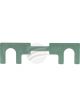 Jaylec Pack 1 Metal Fuse Strip 60Amp 36 Volt 41mm X 11mm