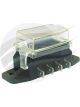 Jaylec 4 Way Fuse For Std Blade Fuses Comes w/ Cover [ref Narva 54420BL]