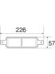 Jaylec LED Front Direction Indicator Position Lamp 10-30V Bull Bar W/