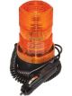 Jaylec LED Amber Strobe Beacon 12-80V Magnetic Base Quad Flash 80/Min