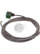 Jaylec Din Connector Square Type A 24V with Led, 3M Fly Lead 2 Pole