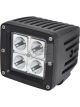 Jaylec LED Square Worklamp Spot Beam 10-30V 12W 4 Leds Black 1080