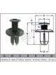 Jaylec Pack 100 Automotive Fastener Ford Black Plastic