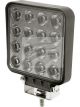 Jaylec LED Square Worklamp Spot Beam 10-30V 48W 16 Leds Black Abs