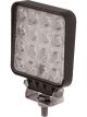 Jaylec LED Square Worklamp Flood Beam 10-30V 48Watt 16 Leds Black Abs