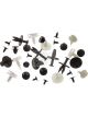 Jaylec Automotive Fasteners 780 Pcs Kit Includes Grab Case 26 Types Of