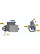 Bosch Starter 12V 2.7Kw Fendt Mvm Bx362314