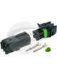 Delphi Connector Kit 4 Way Sq W-Pack Includes Terminals & Seals