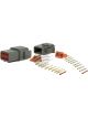 Deutsch Dtm Series 8 Way Connector Kit Incl Gold Terminals And Wedges