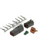 Deutsch Dt Series 4 Way Connector Kit Incl F Crimp Terminals And Wedges