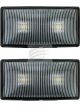Autolamps 2 LED Front End Outline Marker Lamp White 12/24V Black