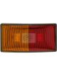 Autolamps 1 LED Side Marker Lamp Red/Amber 12/24V Black 3M Mount