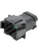 Deutsch Bussed Dt Series 8 Way Black Connector 26Amp Nickel Pins