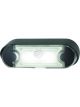 Hella LED Licence Plate Lamp 12/24V Angled Black Flush Mount Housing