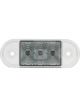 Jaylec LED Front End Outline Marker Lamp White 10-30V 3 Leds S/Stl