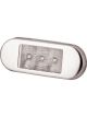 Jaylec LED Supplmtry Side Marker Lamp 10-30V Amber 3Leds S/Stl Bezel