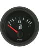 VDO Fuel Gauge Elec 12V 52mm Tubular Send Type C/Pit Inter Eg0036