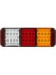 Jaylec LED Stop/Tail/Ind/Reverse Lamp 10-30V W/Reflector Black Housing