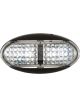Jaylec LED Front End Outline Marker Lamp White 10-30V 4 Led's Black