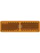 Jaylec Amber Reflex Reflector Self Adhesive Mnting Base 70 X 20 X 7.5mm