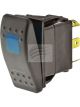 Jaylec Switch Rocker Sealed On/Off/On 12/24V 20A @ 12V 10A @24V Blue Led