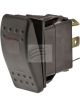 Jaylec Switch Rocker Sealed On/Off/On 12/24V 20A @ 12V 10A @24V Red LED