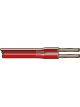 Tycab 4mm Speaker Cable Red with Black Trace 30M Fig8 (23/0.32) (Auto