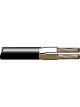 Tycab 4mm Twin Core Cable Brown White with Black Sheath 30M (14/0.32)