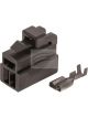 Jaylec Pack 10 Qc Connector Housing & Terminals Female 3 Way Black