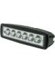 Autolamps LED Rectangle Worklamp Spot Beam 10-30V 18W 6 LED Black 40cm