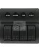 Jaylec LED Switch Rocker Panel 4 Way 4 X On/Off Prewired Circuit Breaker