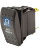 Jaylec Switch Rocker On Off 12/24V 20A @ 12V Aux Light Symbol Blue LED