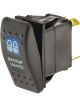 Jaylec Switch Rocker On Off 12/24V 20A @ 12V Back Up Light Symbol Blue