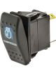 Jaylec Switch Rocker On Off 12/24V 20A @ 12V Compressor Symbol Blue LED