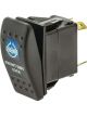 Jaylec Switch Rocker On Off 12/24V 20A @ 12V Front Diff Symbol Blue LED