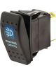 Jaylec Switch Rocker On Off 12/24V 20A @ 12V Driving Light Symbol Blue