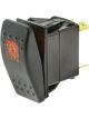 Jaylec Switch Rocker Sealed On Off 12/24V 20A @ 12V 10A @24V Amber LED