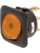 Jaylec Switch Rocker On Off Amber 12/24V 25A @ 12V 12.5A @24V Mounting