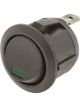 Jaylec Switch Rocker On/Off Round Green 12/24V 10A @ 12V 5A @24V