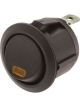 Jaylec Switch Rocker On/Off Round Amber 12/24V 10A @ 12V 5A @24V